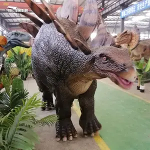 2023 מכירה לוהטת גדול גודל סטגוזאורוס מבוגרים הליכה נסתרת רגליים דינוזאור תלבושות