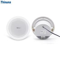 Thinuna CS-206A Fournisseur d'usine Haut-parleur de plafond actif 5 pouces 220V 6W Haut-parleur audio monté au plafond pour bureau/conférence