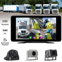 Grabadora DVR Confiable para Camiones, Grabación de 5 Canales, Monitor de Pantalla Dividida, Visión Nocturna, Diseño Impermeable para Vehículos de Ingeniería