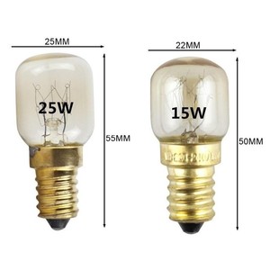 Promotion : Ampoule <span class=keywords><strong>Edison</strong></span> haute température 220V-240V T22 T25 15W E14 pour four, grille-pain, lampe vapeur ou hotte de cuisine - Product Image 2