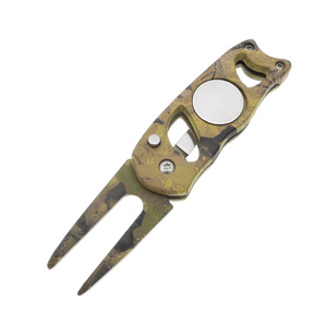 Herramientas plegables para divots de golf con marcador de bola en blanco y tenedor de golf, al por mayor - Product Image 6