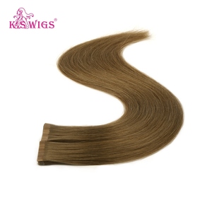 Extensiones de Cabello Humano Remy 100% Invisibles con Cinta Adhesiva, Doble Trama, Pre-encintadas, 2.5g/Hilo, 20 Pulgadas, Brillo Natural, Calidad de Salón - Product Image 4