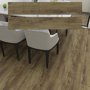 พื้นในร่ม4-8มม. กันไฟเป็นมิตรกับสิ่งแวดล้อมคลิก unilin ทนต่อการสึกหรอพลาสติกเชิงพาณิชย์สำหรับโรงแรมห้างสรรพสินค้า - Product Image 3