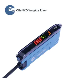 Оптоволоконный усилитель CHANKO Yangtze с диффузным отражением, двойным цифровым дисплеем, высокоскоростной интеллектуальный линейно-матричный датчик - Product Image 1