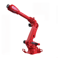 Bras robotique industriel certifié 6 axes, charge utile 125 kg, portée 3100 mm, pour peinture par pulvérisation, soudage et usinage stables