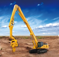 Accesorio para Excavadora, Martillo Vibrador de Tipo Vertical, Hincadora para Excavadora, Proyectos de Cimentación con Pilotes
