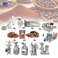 Équipement complet de fabrication de poudre de cacao, usine de transformation du beurre, machine de production de chocolat