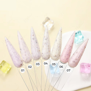 No TPO UV/LED Hard <b>Builder</b> Nail Gel Strengthening Beige Nude Nougat Gel <b>Builder</b> Extra Long Nail Extensions Gel for Nail Repair - Product Image 1