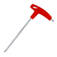 Clé Allen hexagonale en acier au carbone de haute qualité, type T, jeu de clés Allen de 2 mm à 10 mm avec poignée en T et clé à tête sphérique allongée