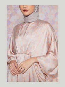 Robe islamique haut de gamme femme Maxi robe conservatrice <span class=keywords><strong>longue</strong></span> plage porter couvrir robe caftan <span class=keywords><strong>en</strong></span> Satin - Product Image 5