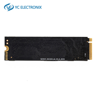 SSD NVMe M.2 128gb 256gb 512gb 1tb 22mm yang Dapat Disesuaikan, Hard Disk 1TB Gen3 X 4 2280 untuk Penggunaan Komputer