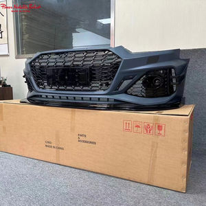 Kit carrosserie <span class=keywords><strong>RS5</strong></span> Style pour <span class=keywords><strong>Audi</strong></span> A5 S5 B9.5 <span class=keywords><strong>2020</strong></span> 2021 2022 2023 2024 : Pare-chocs avant avec calandre et lèvre avant – Kit de modification automobile - Product Image 2