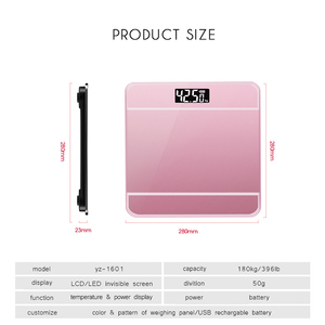 Conception Chaude D'OEM USB Connexion 280*280mm 180kg Poids Personnels New <span class=keywords><strong>Balance</strong></span> - Product Image 5