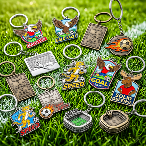 Pins Conmemorativos de Fútbol Metálicos Esmaltados de Canadá, Norteamérica, México y EE. UU. 2026 para Coleccionistas Mundiales - Product Image 1