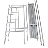 Échafaudage Cadre en Acier Large avec Marchepied pour Bâtiments de Bureaux, Appartements et Hôpitaux – 3 pieds, 4 pieds, 5,5 pieds – Pièces de Rechange Gratuites – 1 AN