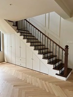 Escalier droit Prima Nordic Slim, anti-déformation, en acier inoxydable, usiné avec précision, pour accès au petit loft