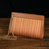 Personnalisé Luxe Vintage Bohème Femmes Sac À Main Chaînes Hiver Texture Bois Fermeture Ouverte Type Marque Privée Détaillant En Ligne