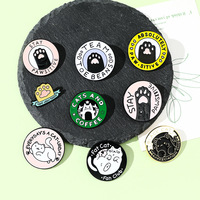 Broches en émail plaqué métal, 5000 modèles, motifs mignons d'anime, logos de jeux, animaux, café, chat, pour chapeaux et cols, vente en gros