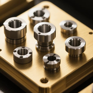 OEM độ chính xác cao tự động tiện quay thu nhỏ bằng đồng thép CNC bộ phận hiệu quả quá trình sản xuất thiết kế - Product Image 1