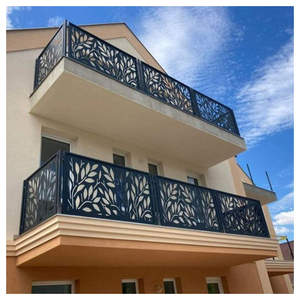 גדר גינה רב תכליתית מעוצבת בסגנון אר דקו, מאלומיניום חרוט בהתאמה אישית של ג'ינהיי, לקיר המסדרון - Product Image 1