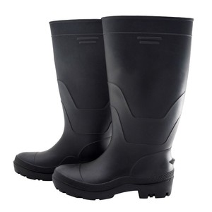 Bottes de pluie Yilong Yang Family Generals pour hommes, hautes, antidérapantes, en caoutchouc, pour le travail, chantier, chaussures aquatiques, semelle épaisse - Product Image 1