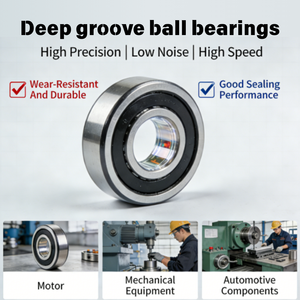 Roulement à billes à gorge profonde 608Z de haute qualité avec couvercle de protection pour roues en caoutchouc – Scellé avec précision et résistant à l'usure - Product Image 3