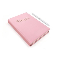 Individuelles PU-Leder Tagebuch Notizbuch A5 Logo Anpassbar Elastisches Band Hardcover Planer Tagesplaner Leder-Journal