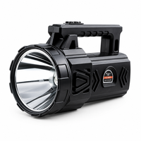 Projecteur LED XJ-9505 N-Light 50W 4000mAh avec batterie ABS, lampe torche portative, faisceau de 200-500m pour le camping, la randonnée, la pêche, la patrouille