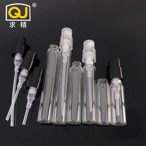 QJ Glass Perfume Bottles 1-3Ml Spray Sample Cylinder With Mortise Locks For Perfume - Product Image 1