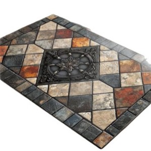 พรมปูพื้นทางเข้าบ้านเนื้อผ้าเรียบลื่น ขนาด 120x180 ซม. สไตล์อเมริกัน ทำจากเส้นใยโพลีเอสเตอร์ กันลื่น สำหรับใช้ภายในบ้าน ห้องนั่งเล่น ห้องน้ำ - Product Image 3