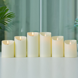 <span class=keywords><strong>Led</strong></span> điện Flameless ánh sáng Nến nhấp nháy nhựa trụ cột côn tealight nến lễ hội đám cưới Lễ hội trang trí lễ kỷ niệm - Product Image 1