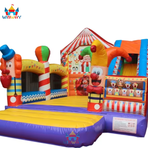 Nuevo Brincolín Inflable Comercial con Temática de Circo de Payasos 2025, Material de PVC, Tamaño 5x4m, Fácil de Instalar, para 5-7 Personas, Alquiler para Fiestas - Product Image 2