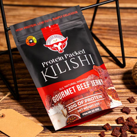 Sachet alimentaire refermable personnalisé en aluminium pour viande séchée et snacks