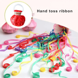 Đồ dùng trang trí tiệc sinh nhật, đám cưới: Pháo giấy, ruy băng, confetti, không gây lộn xộn - Product Image 2