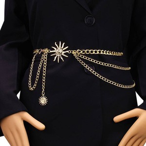 Waist <strong>Chain</strong> <strong>Belt</strong> Multilayer <strong>Gold</strong> Silver Sun Moon <strong>Chain</strong> <strong>Belt</strong> <strong>for</strong> Women <strong>Dress</strong> Body Belly Metal Waist <strong>Chain</strong> - Product Image 3