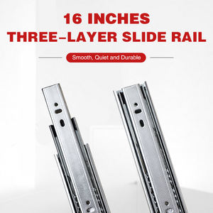 Vollverlängerung Heim-Kugellager-Hardware Teleskop-Kanal-Möbel Schublade Schiebeband - Product Image 3