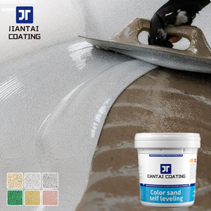 Peinture époxy pour sols en sable coloré de haute qualité, fonctionnelle, résistante à l'usure, revêtement sans joint, peinture époxy pour sols avec sable coloré - Product Image 3