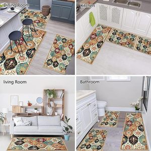 Alfombra de Pared, Tapiz, Juego de Alfombras Grandes para Sala de Estar, Lavables, Color Marfil/Negro, Alfombras para Dormitorio y Sala de Estar - Product Image 5