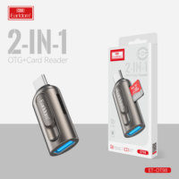 Earldom Factory 3 en 1 Tipo-C Lector de tarjetas TF Escritor Smart Type C Lector de tarjetas USB OTG para teléfono móvil