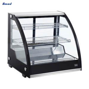 Exhibidor de Pasteles Smad 201l, Vitrina de Vidrio Dorado con Estantes para DDS-201wbr, Exhibidor de Vidrio DDS-201wbr - Product Image 3