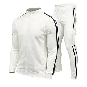 Top Sell Heren Trainingspak Sets Casual Sport Dunne Stand Kraag Tops En Broek 2 Stuks Jogging Pakken Op Maat Uw Logo - Product Image 1