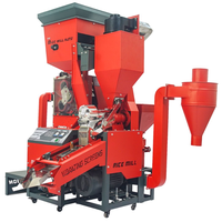 Machine à décortiquer le riz avec tamis vibrant, décortiqueuse de riz paddy multifonctionnelle, équipement de moulin à riz pour usage domestique et petites exploitations agricoles