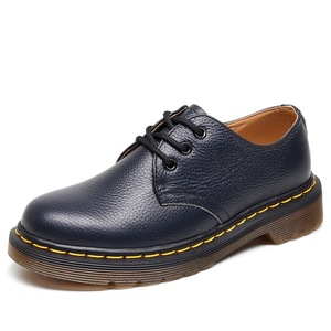 Zapatos de <span class=keywords><strong>vestir</strong></span> de <span class=keywords><strong>mujer</strong></span> para dama, mocasines de cuero genuino de diseño Retro, zapatos de tacón para <span class=keywords><strong>mujer</strong></span>, zapatillas de plataforma, aumento de altura, elegante Preppy - Product Image 1