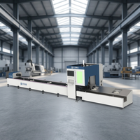 Máquina de Corte Láser CNC para Tubos con Mesa Giratoria de 6000 mm, 3000/6000 W, para Estructuras de Acero, Automoción y Maquinaria Agrícola