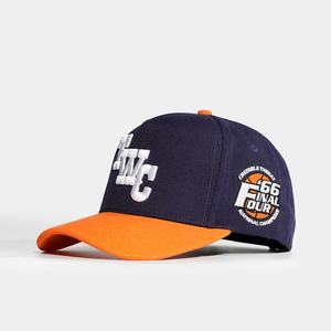 Casquettes structurées bicolores personnalisées, 5 panneaux, acrylique, logo brodé 3D, snapback - Product Image 3