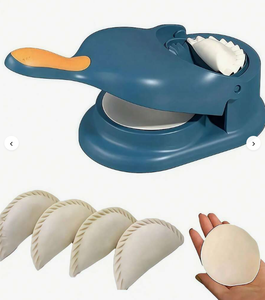 Outil multifonctionnel 2-en-1 pour la préparation de samosas et de raviolis |   Moule et rouleau à pâte |   Cuisine facile à la maison |   Léger et durable - Product Image 2