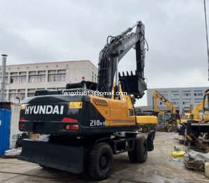 รถขุดล้อยางมือสอง ฮุนได 210w-9 R210 สภาพเดิม รถขุดสำหรับงานก่อสร้าง ขายดีจากเกาหลี - Product Image 4