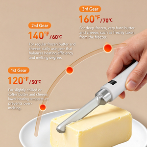 Electric Heated Cheese Cutter Portable Cheese and <b>Butter</b> Cutting <b>Knife</b> for Western Kitchen - Product Image 1