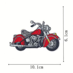 Patch brodé thermocollant style punk moto, écologique, pour vêtements et sacs – Grande Vente - Product Image 4