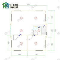 Maison conteneur extensible insonorisée et anti-humidité de 20 pieds, design personnalisé en usine, avec terrasse